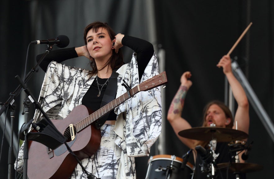 Nanna Bryndís from Icelandic band Of Monsters and Men