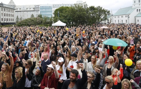 The Slut Walk in Iceland in 2015