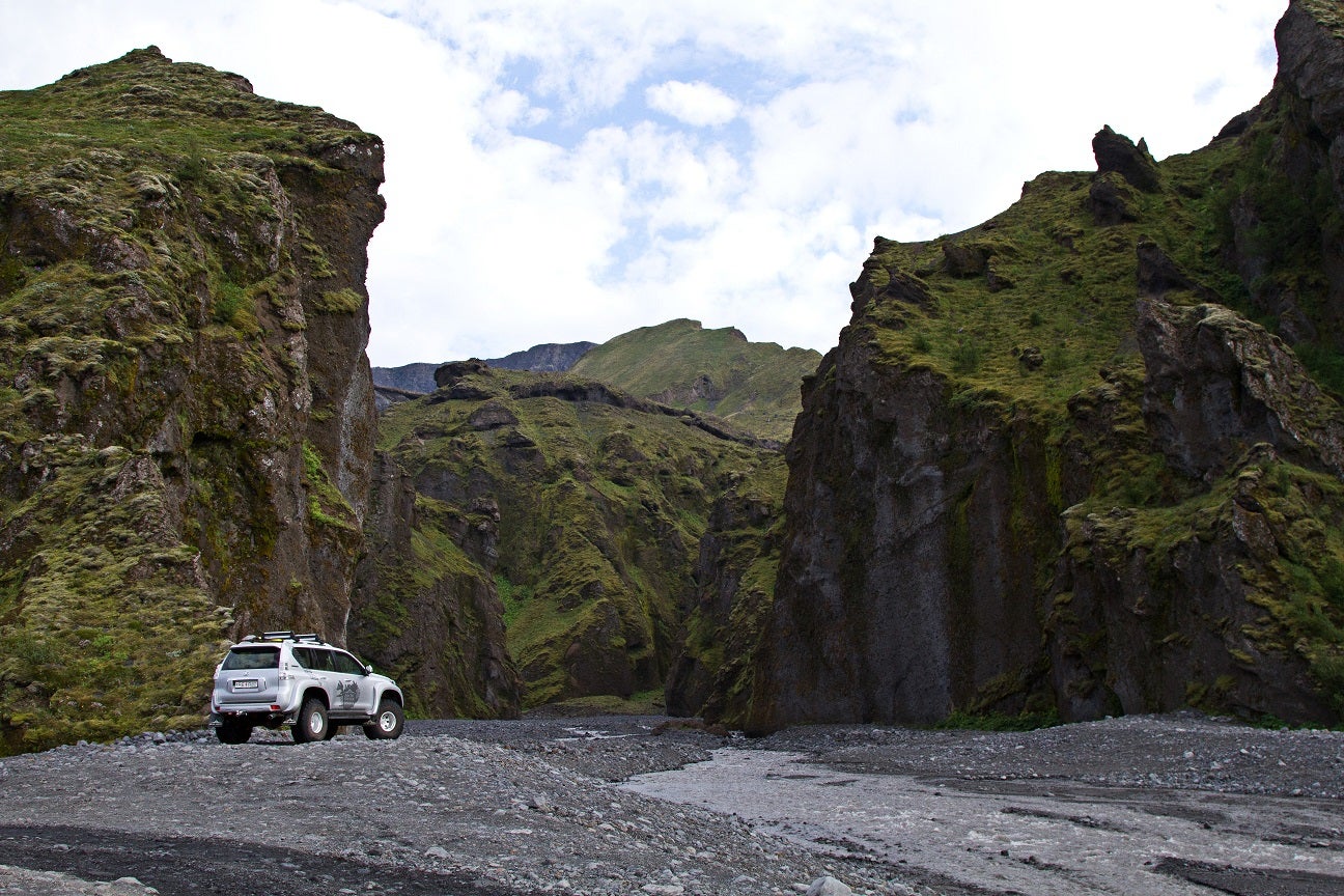 Thorsmork is a beautiful place to drive in Iceland.