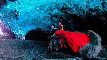 Aventura Guiada 45 min Cueva de Hielo Azul en Vatnajokull con Traslado desde Jokulsarlon