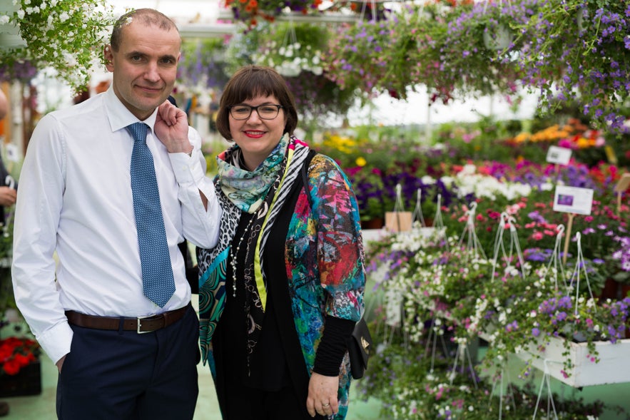 Icelandic president and the First Lady