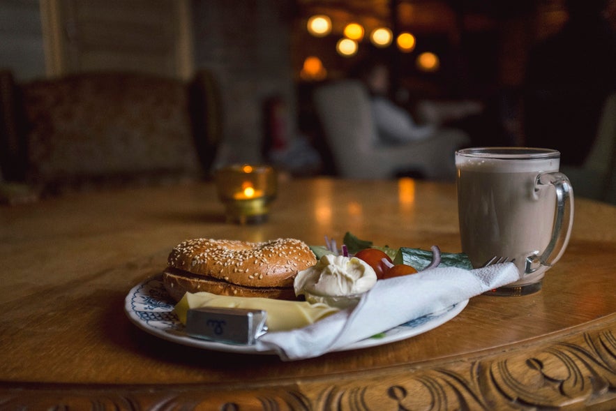 Cosy coffee in Stofan café in Reykjavík