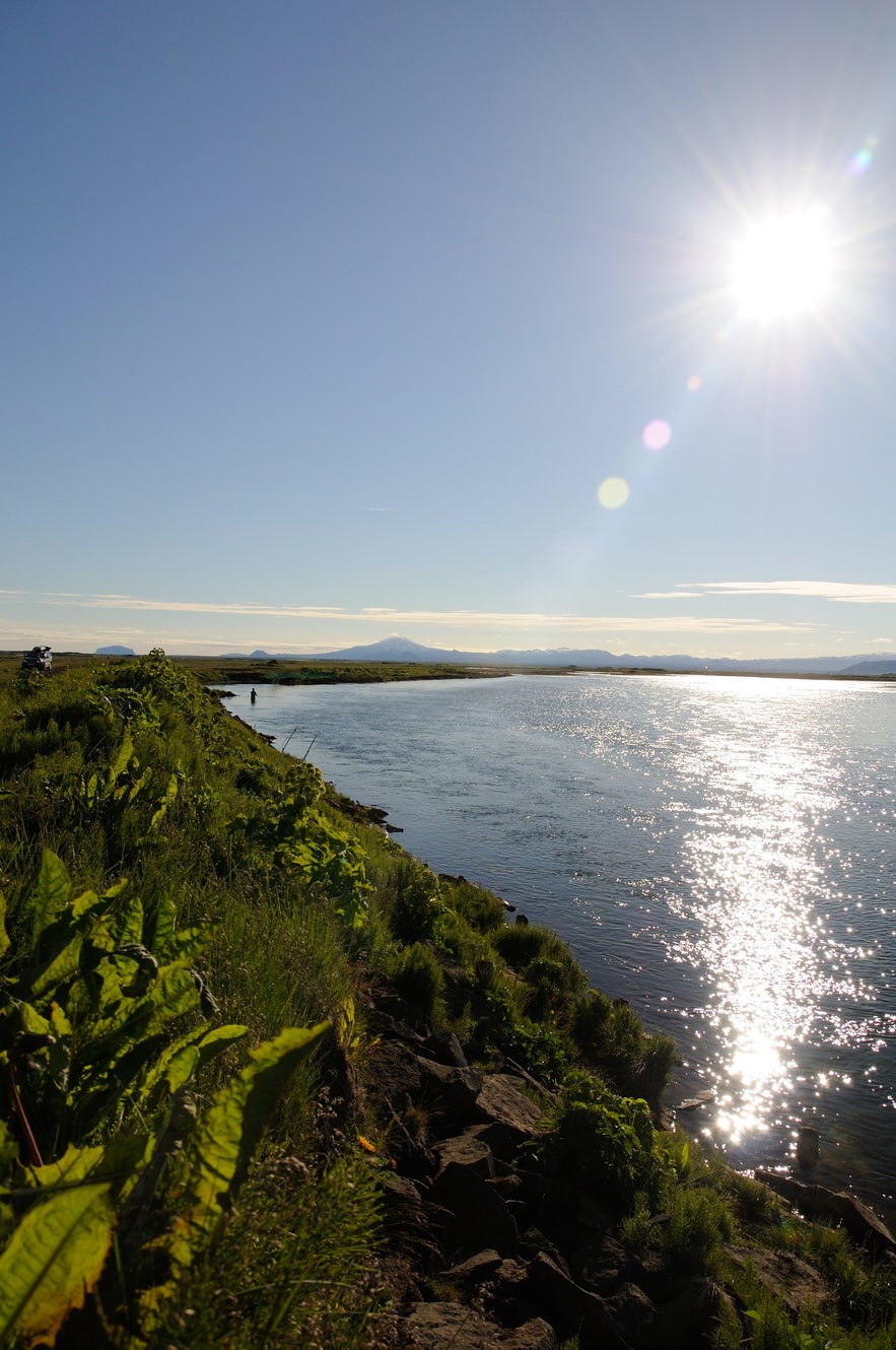 Ytri-Ranga is a spring-fed river in South Iceland and an excellent spot for salmon fishing.