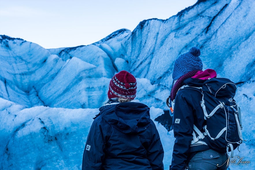 sisters on the glacier