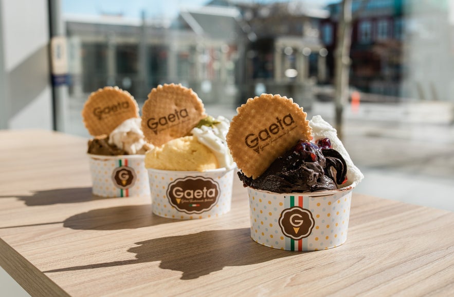 The Gaeta Gelato is the perfect treat when exploring Reykjavik