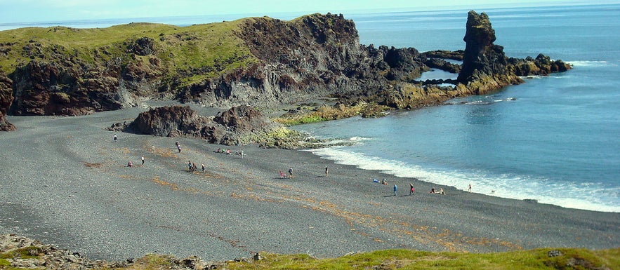 Djúpalónssandur lava beach Snæfellsnes