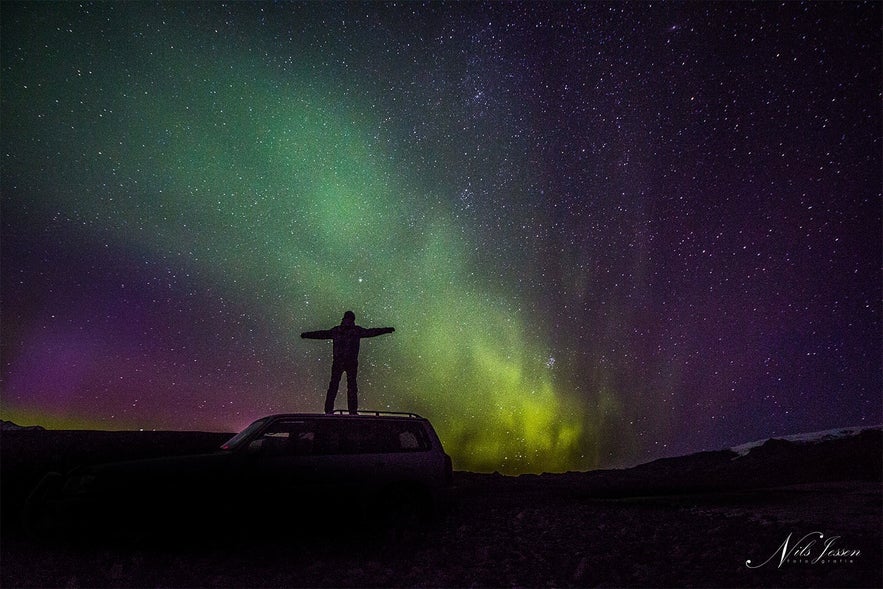 Northern Lights in the Icelandic Highlands