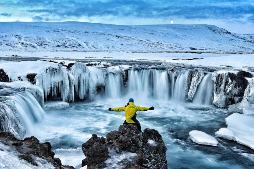 Winter landscape in Iceland