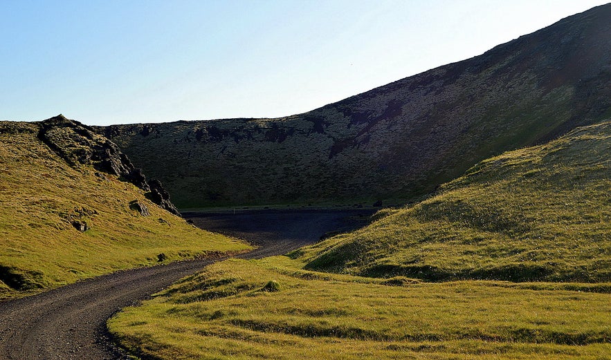 Hólahólar craters Snæfellsnes