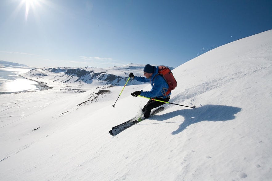 Skiing and Snowboarding in Iceland is easily accessible to beginners.