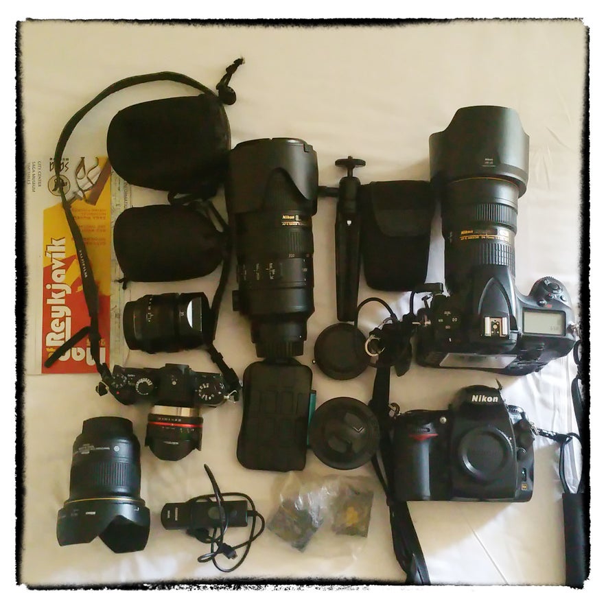 Fotoequipment mieten, kaufen oder reparieren in Island