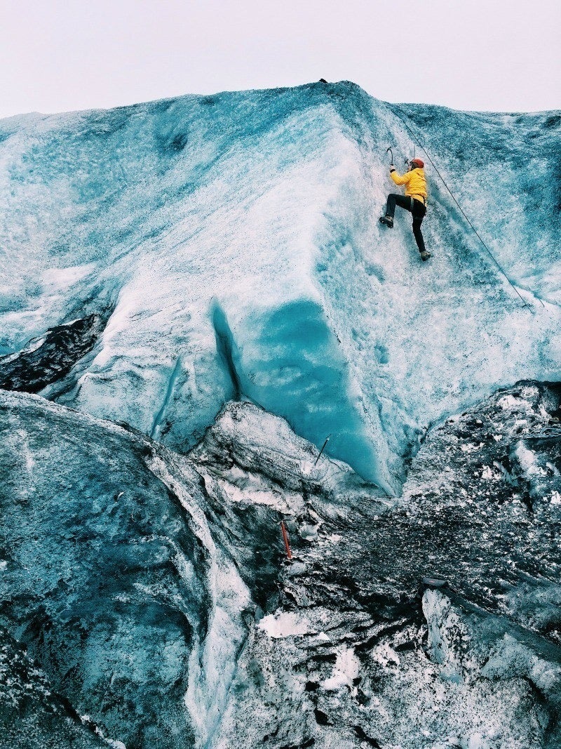 Glacier hiking in Iceland Sólheimajökull