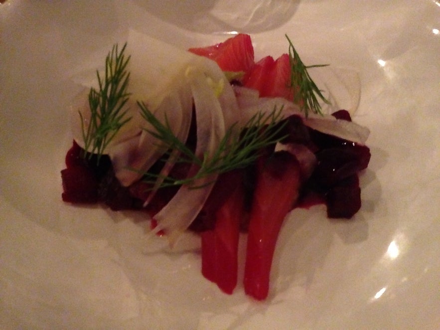 Beetroot Salmon at Von Mathús gastropub