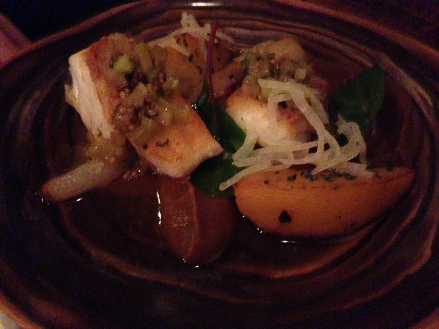 Cod dish at Von Mathús in Hafnarfjörður