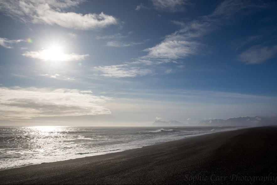 Hvalnes beach, picture by Sophie Carr