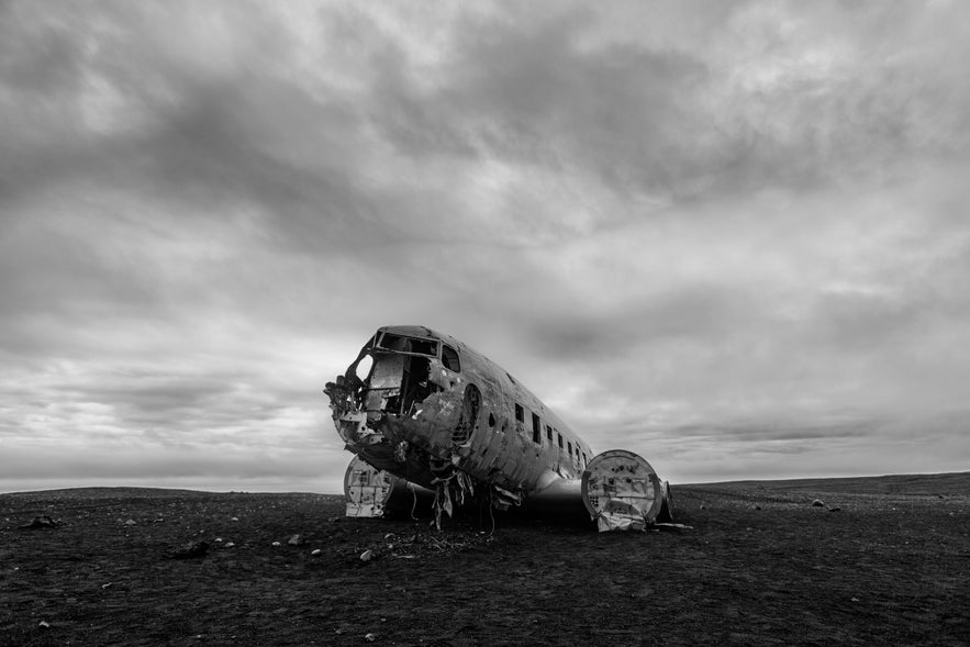 A Wrecked Airplane as a Photography Location