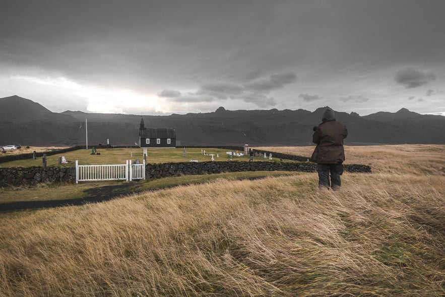 The Black Church of Budir as a Photography Location