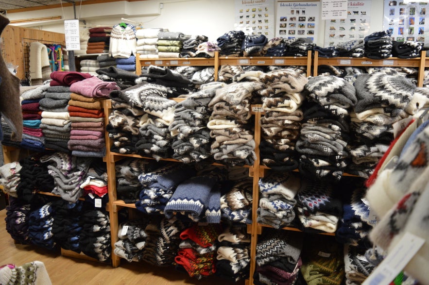 アイスランド手編み協会の店内の様子