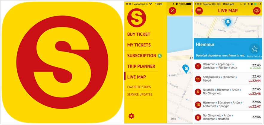 冰島公交車App