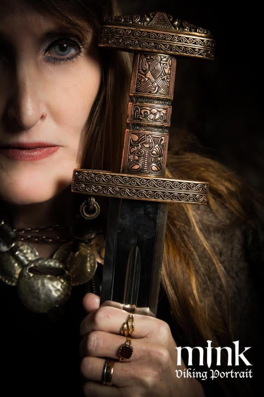 Regína at Mink photography Viking portrait