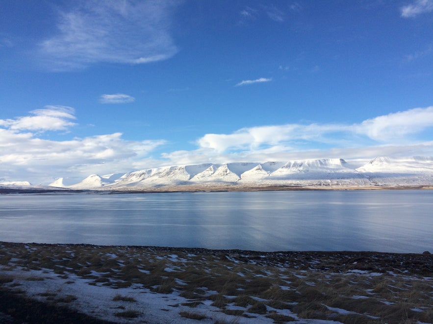 Der Mývatn-See im Winter