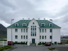 The Isafjordur Culture House is a dynamic center for art, history, and community life in the city center.