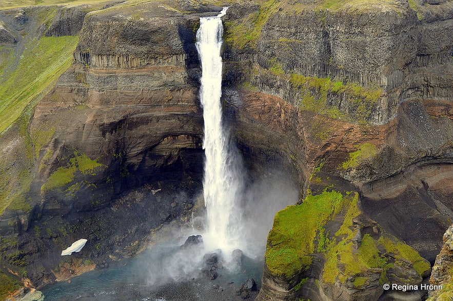 Háifoss waterfall