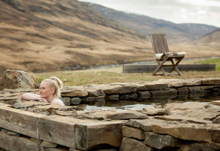 A rejuvenating dip in the spring at the Wilderness Center.