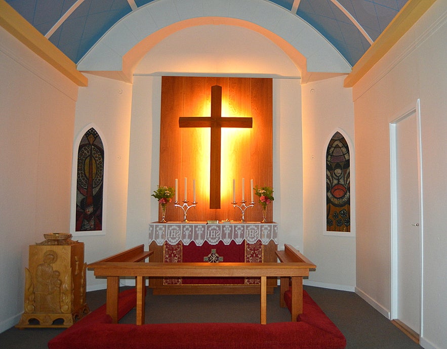 The Church at Reykjahlíð in Mývatn