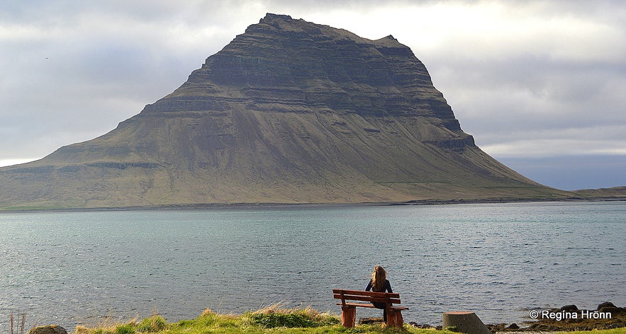 Regína and Mt. Kirkjufell Grundarfjörður