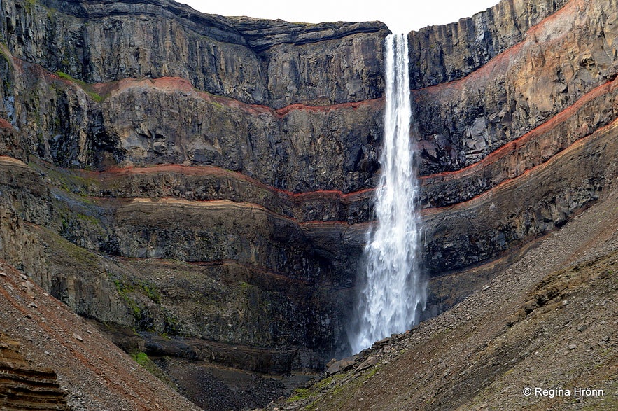 Hengifoss waterfall