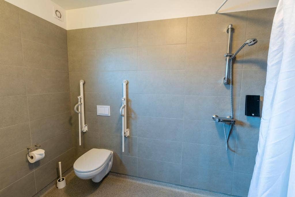 Stracta Hotel Mosfell features spacious private bathrooms.