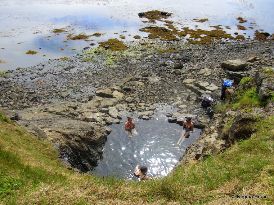 Hellulaug hot pool in the Westfjords