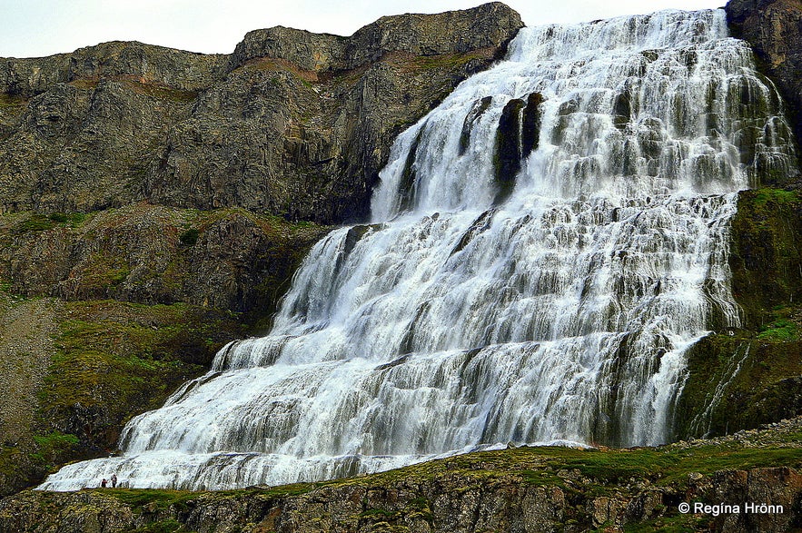 Dynjandi waterfall in the Westfjords in northwest Iceland