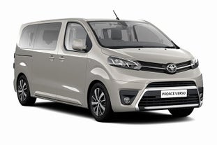 Travel in a spacious Toyota Proace 2020 minibus from Reykjavik to Keflavik International Airport.