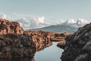 Rugged landscapes are some of the many visual treats you'll see inside Thingvellir National Park.