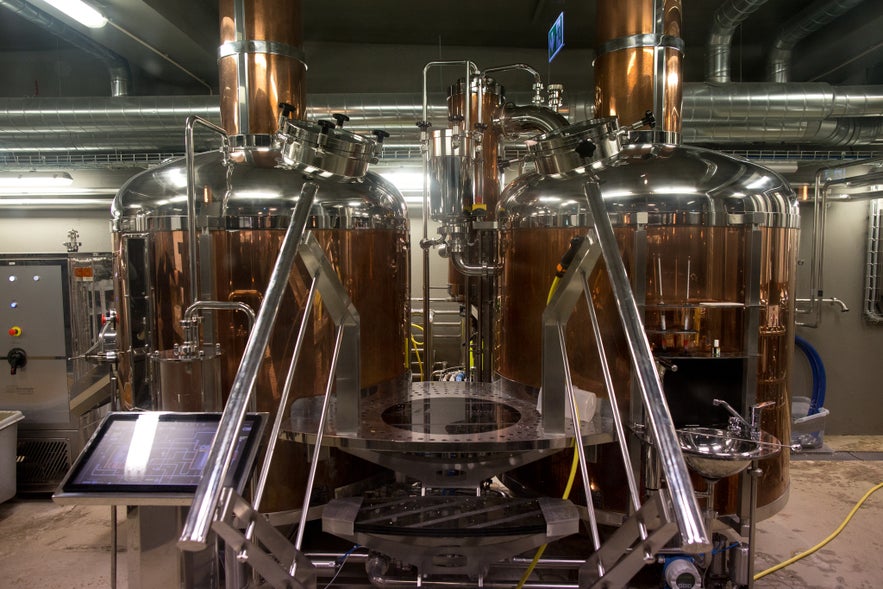 An example of the brewing equipment used by BB.