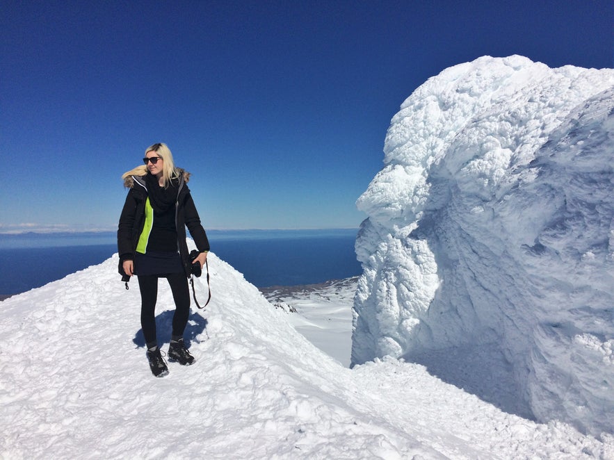 auf dem gipfel des snaefellsjökull 2