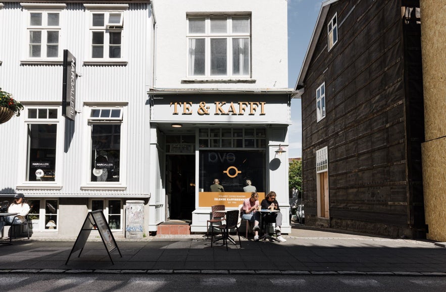 One of the Te & Kaffi locations is on Laugavegur street in Reykjavik