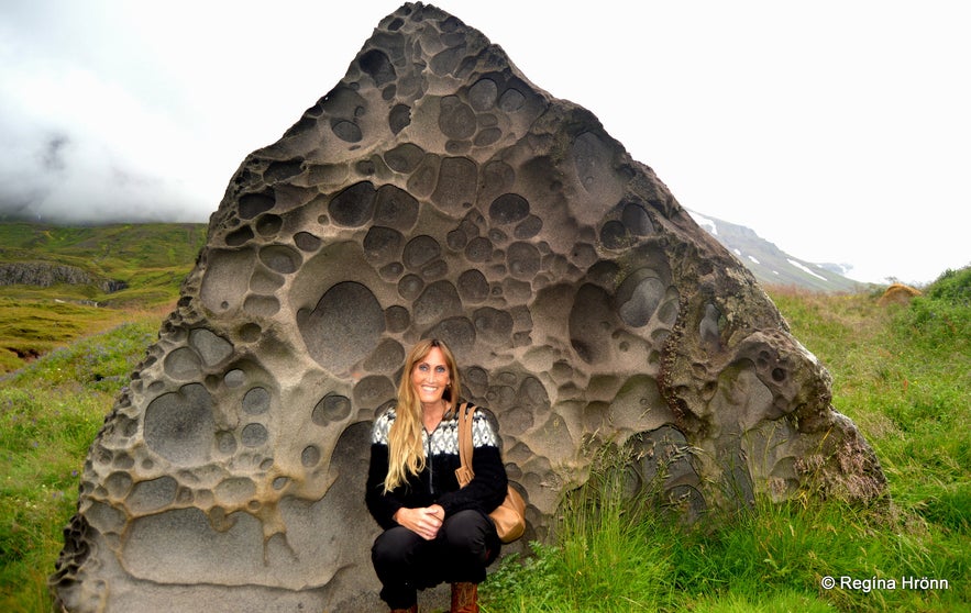 Regína by Dvergasteinn rock in East-Iceland