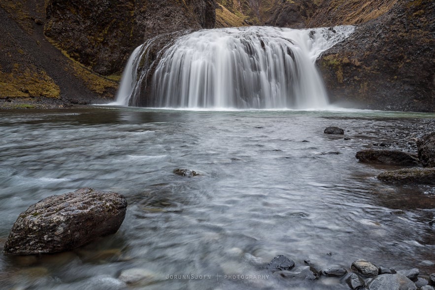 Stjórnarfoss in south iceland