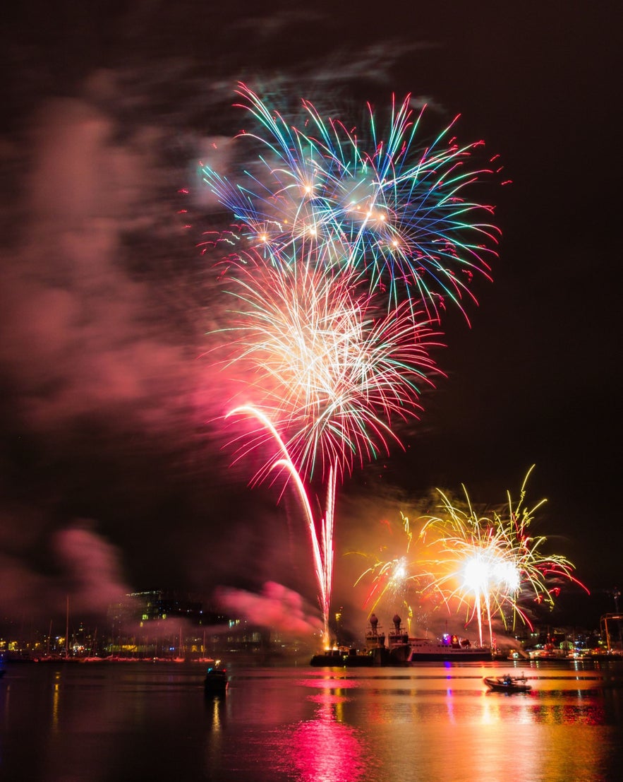 The Culture Night festival ends with a huge fireworks show