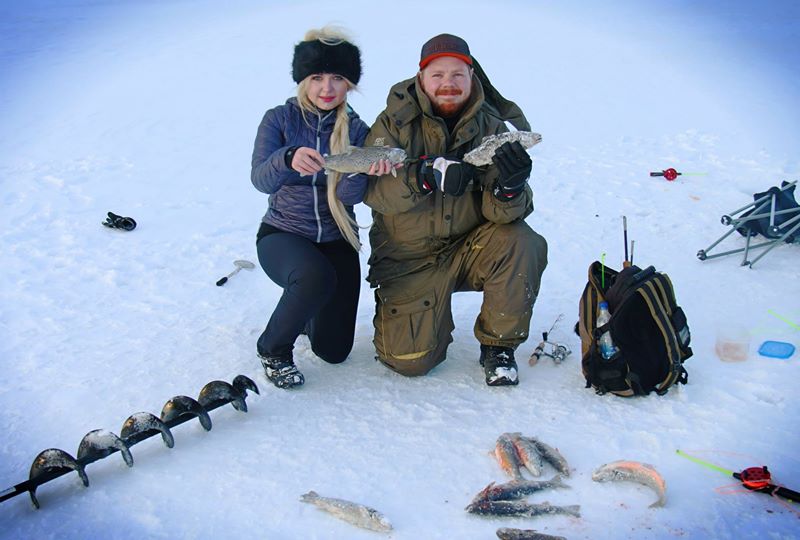 Ice fishing in Iceland is a unique and fun activity.