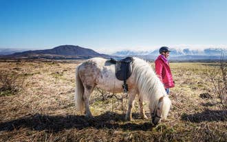 A horseback ride in summer will reveal to you the beautiful mountains and lava landscapes of Southwest Iceland.