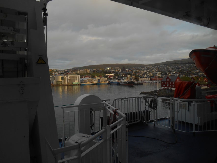 Tórshavn upon arrival