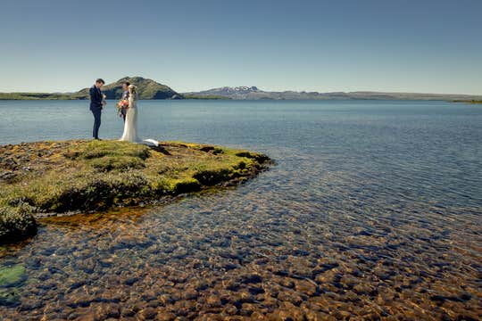 Enchanting 2.5-Hour Wedding Ceremony at Thingvellir National Park