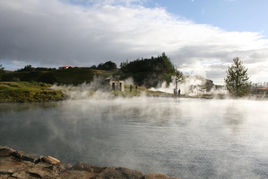 Secret Lagoon à Fludir en Islande