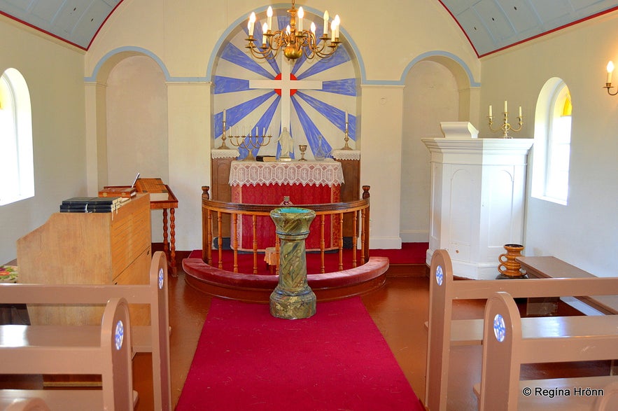 Sæbólskirkja church, Ingjaldssandur Westfjords of Iceland