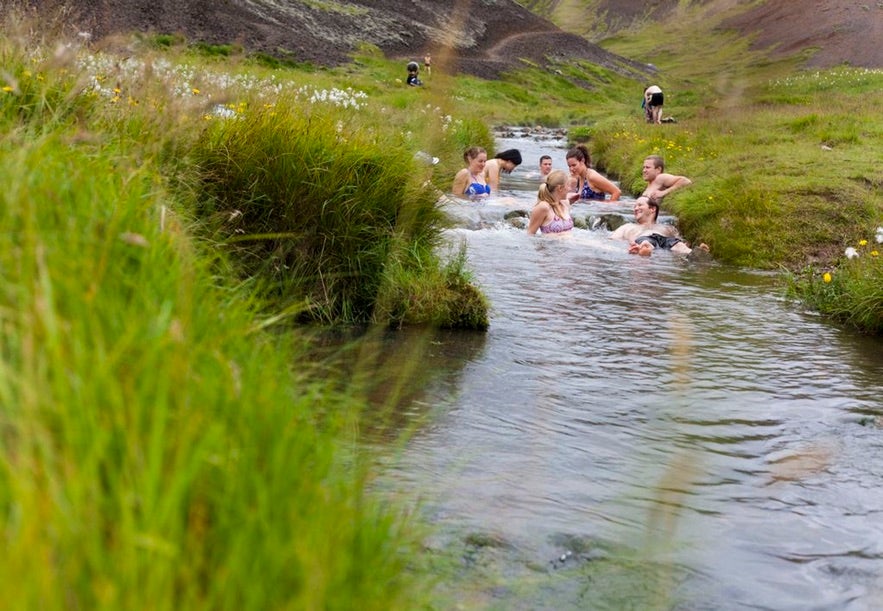 冰島Reykjadalur溫泉河