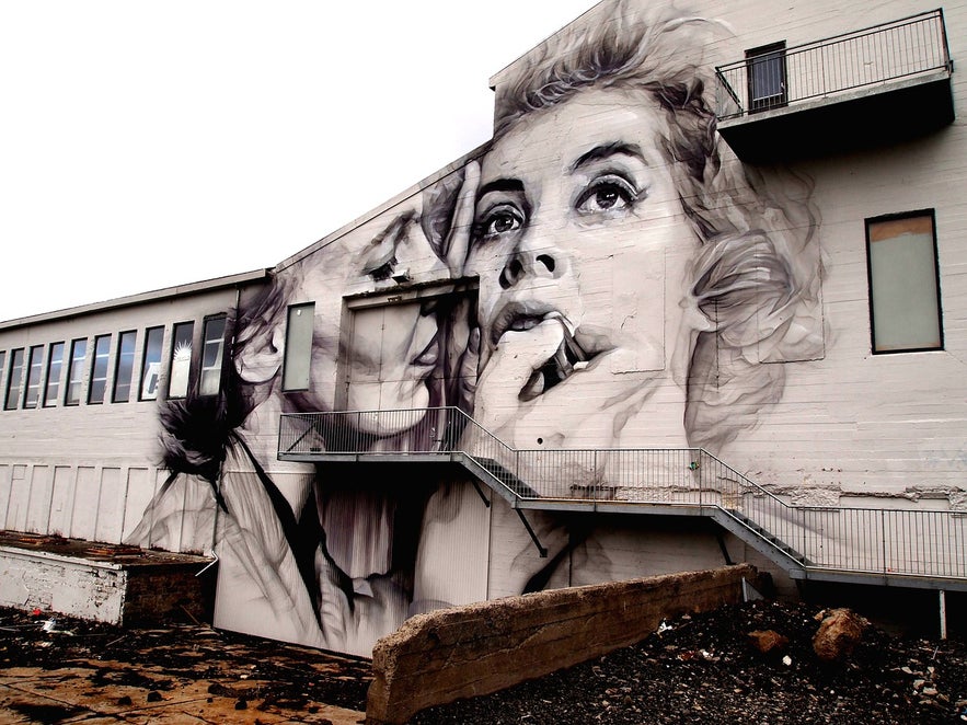 Una delle opere popolari dell'artista di strada australiano Guido van Helten.